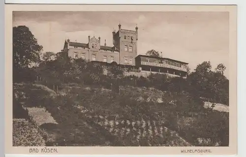 (67169) AK Bad Kösen, Restaurant Kaiser-Wilhelmsburg, vor 1945