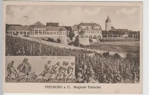 (67127) AK Freyburg, Unstrut, Berghotel Edelacker, vor 1945