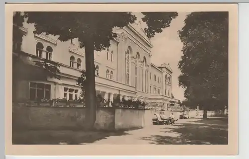 (67156) Foto AK Schönebeck, Bad Salzelmen, Kurhaus 1957