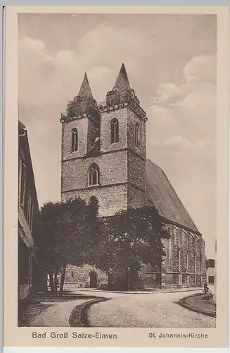 (65120) AK Bad Groß Salze-Elmen (Bad Salzelmen), St. Johannis-Kirche
