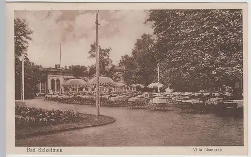 (65115) AK Bad Salzelmen, Villa Bismarck, 1930er