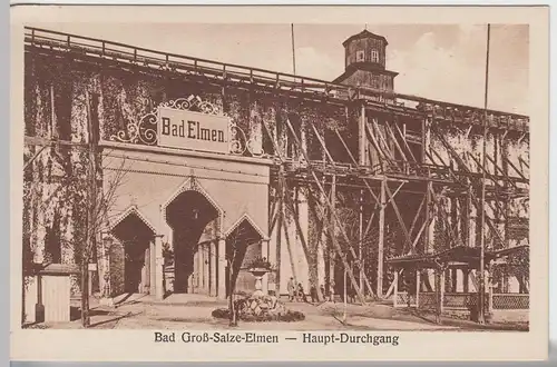 (54619) AK Bad Salzelmen (Bad Groß-Salze-Elmen), Gradierwerk 1910er