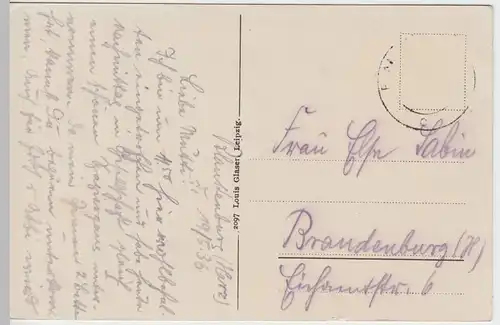 (53193) AK Blankenburg am Harz, Postheim a.d. Teufelsmauer, 1936