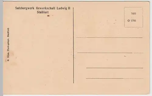 (53187) AK Salzbergwerk Gewerkschaft Ludwig II Staßfurt, Festsaal, vor 1945