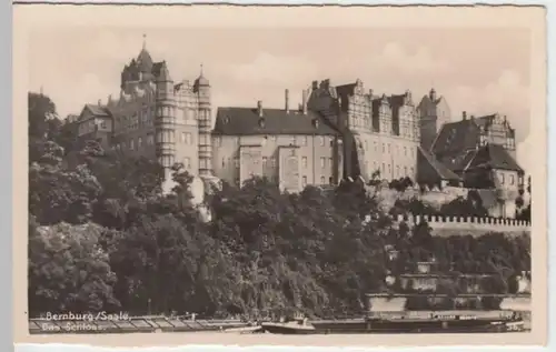 (5111) Foto AK Bernburg, Saale, Schloss vor 1945