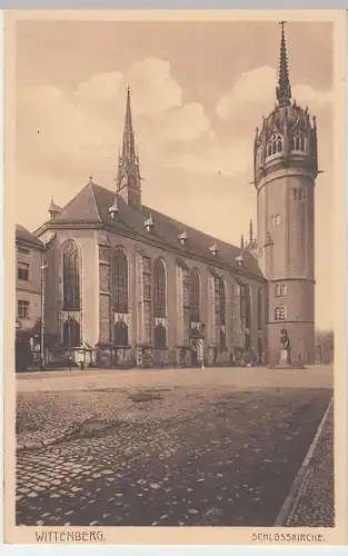 (50330) AK Wittenberg, Schloßkirche, vor 1945