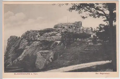 (47220) AK Blankenburg, Harz, Burg Regenstein, um 1912