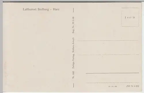 (45723) AK Stolberg (Harz), Totale