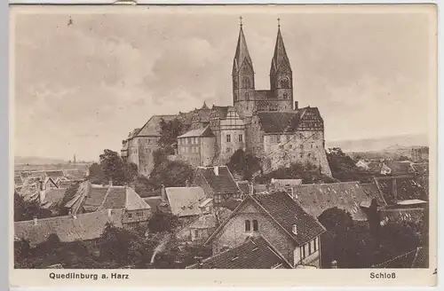 (44122) AK Quedlinburg, Schloß, 1946