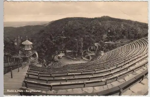 (41832) Foto AK Thale, Bergtheater, 1965