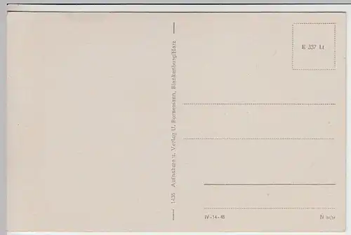 (39704) AK Schierke am Brocken, Hotel Heinrich Heine 1954