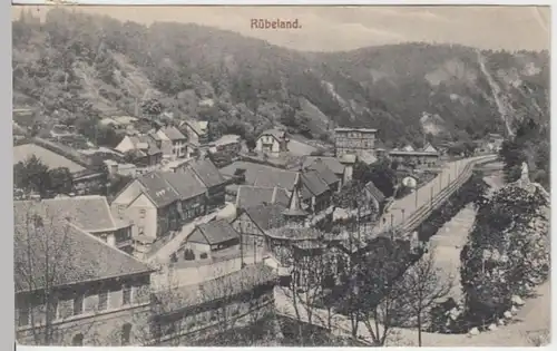 (3873) AK Rübeland, Harz, Panorama 1912