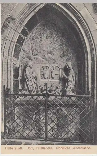 (35208) AK Halberstadt, Dom, Taufkapelle, nördl. Seitennische, 1908