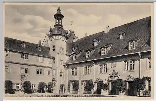 (32908) AK Stolberg (Harz), Schloßhof, vor 1945