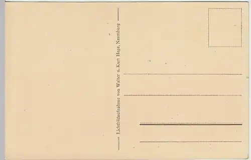 (29979) AK Naumburg a.S., Gesamtansicht 1920er