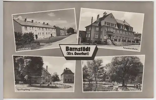 (28038) Foto AK Barnstädt, Mehrbildkarte, Sperlingsberg, 1966