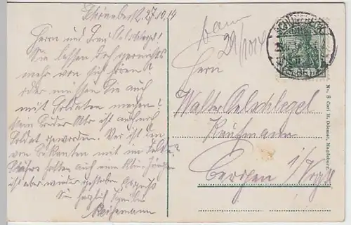 (27640) AK Bad Salzelmen, Mehrbildkarte, Gradierwerk, Lindenbad 1914