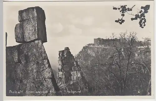 (24475) Foto AK Thale, Harz, Hexentanzplatz, vor 1945