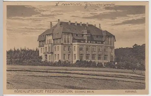 (23720) AK Friedrichsbrunn, Harz, Kurhaus 1924