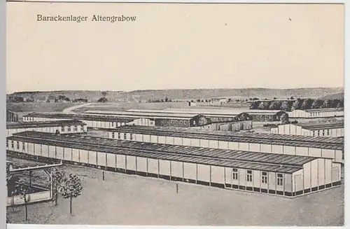 (22022) AK Altengrabow, Barackenlager, Feldpost 1916