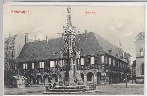 (21629) AK Halberstadt, Zwicken, um 1906