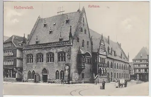 (21457) AK Halberstadt, Rathaus, um 1906