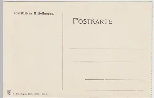 (21457) AK Halberstadt, Rathaus, um 1906