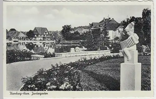 (20982) AK Ilsenburg, Harz, Junkergarten, vor 1945