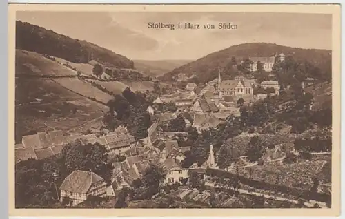 (20891) AK Stolberg, Harz, Panorama, vor 1945