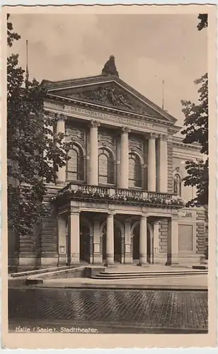 (20320) Foto AK Halle, Saale, Stadttheater 1941