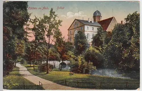 (19797) AK Köthen, Anhalt, Schloss 1918