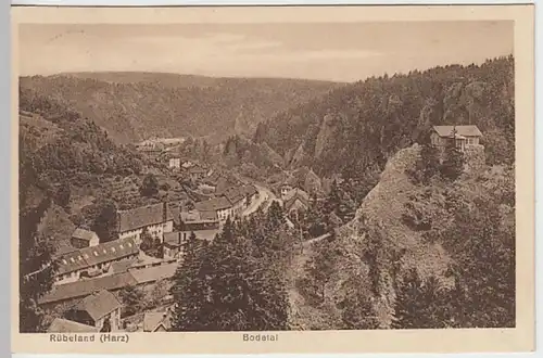 (19615) AK Rübeland, Harz, Bodetal 1925