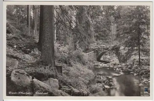 (17992) Foto AK Elend am Brocken, Elendstal, vor 1945