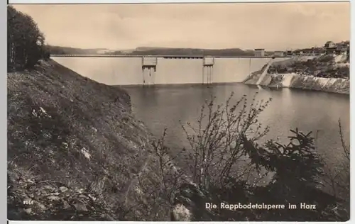 (16768) Foto AK Rappbodetalsperre, Sonderstempel 1960