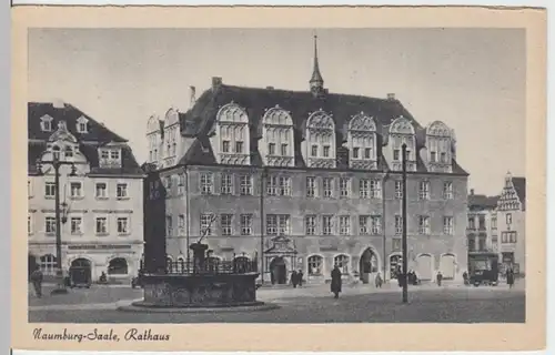 (15662) AK Naumburg a.S., Rathaus 1944