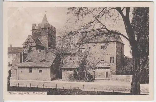 (15343) AK Naumburg, Saale, Marientor, vor 1945