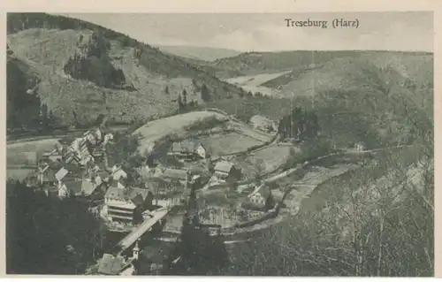 (1315) AK Treseburg, Panorama, vor 1945