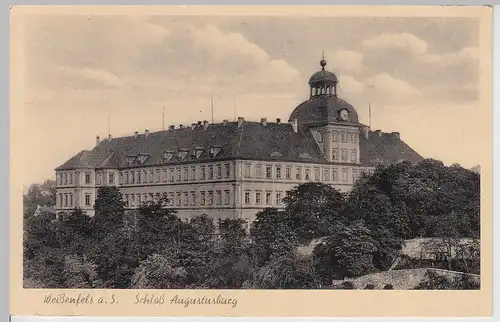 (113833) AK Weißenfels, Saale, Schloss Augustusburg, vor 1945