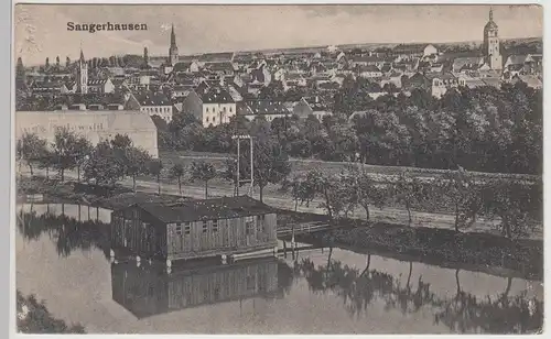 (113760) AK Sangerhausen, Panorama, vor 1945