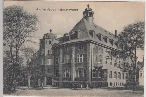 (113135) AK Aschersleben, Bestehornhaus 1929