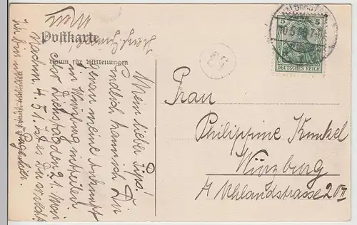 (113036) AK Halberstadt, Domplatz m. Kriegerdenkmal u. Domprobstei 1908