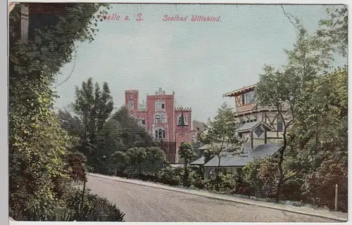 (113033) AK Halle a.S., Solbad Wittekind 1906