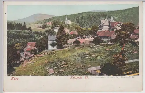 (113017) AK Schierke im Harz, um 1900