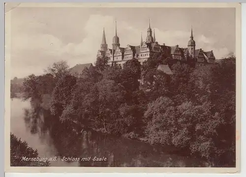 (112297) AK Merseburg, Saale, Schloss 1934