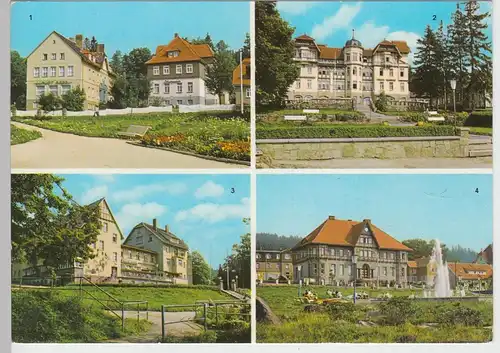 (111635) AK Schierke, Harz, Kurpark, FDGB Erholungsheime DDR 1978
