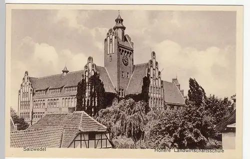 (110668) AK Salzwedel, Höhere Landwirtschaftsschule, vor 1945