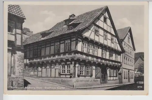 (109890) AK Stolberg, Harz, Gasthaus Kupfer 1953