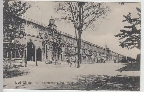 (109195) AK Bad Salzelmen, Schönebeck, Elbe, Gradierwerk 1912