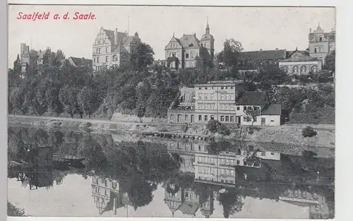(109084) AK Saalfeld, Saale, Ortsansicht, vor 1945
