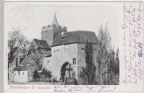 (108553) AK Naumburg, Saale, Marientor 1903